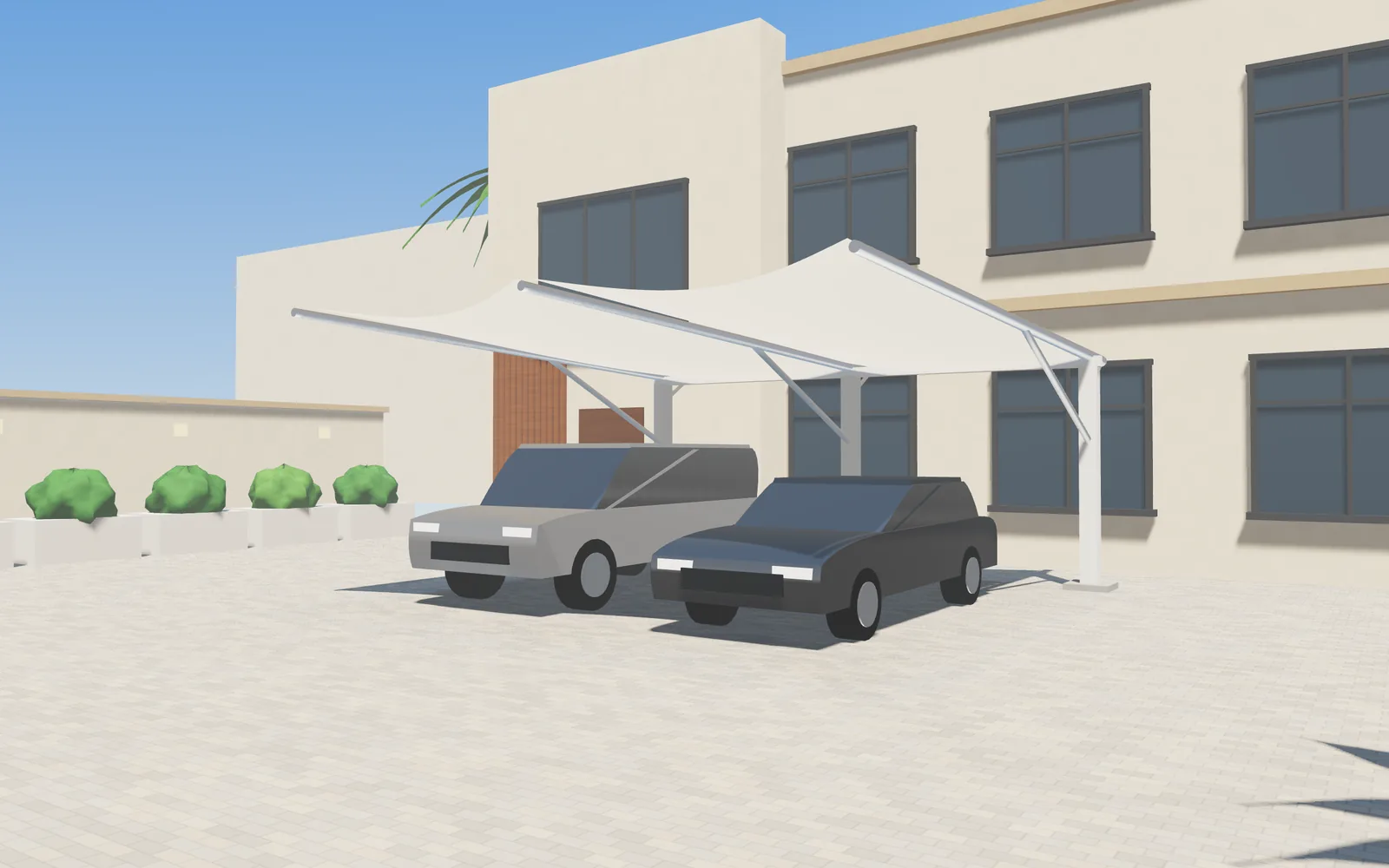 مظلات سيارات