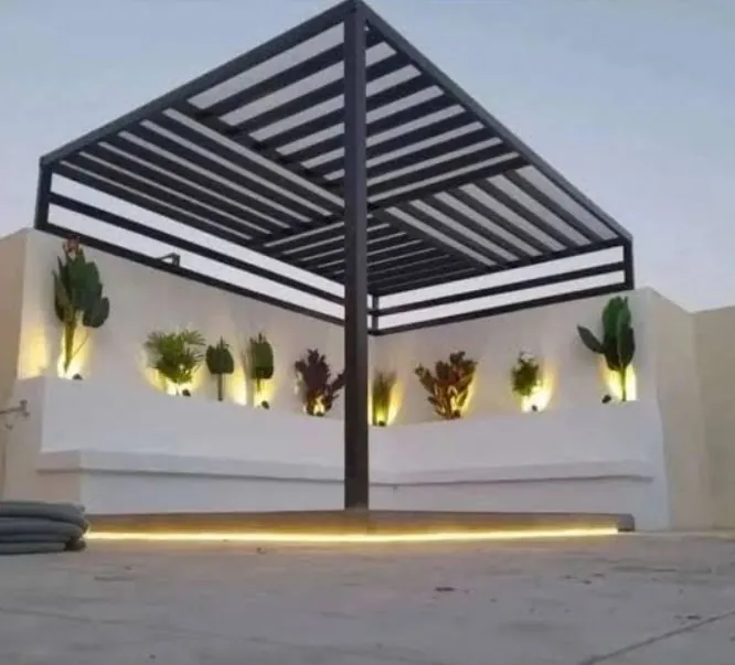 تنسيق حدائق حي الحمدانية